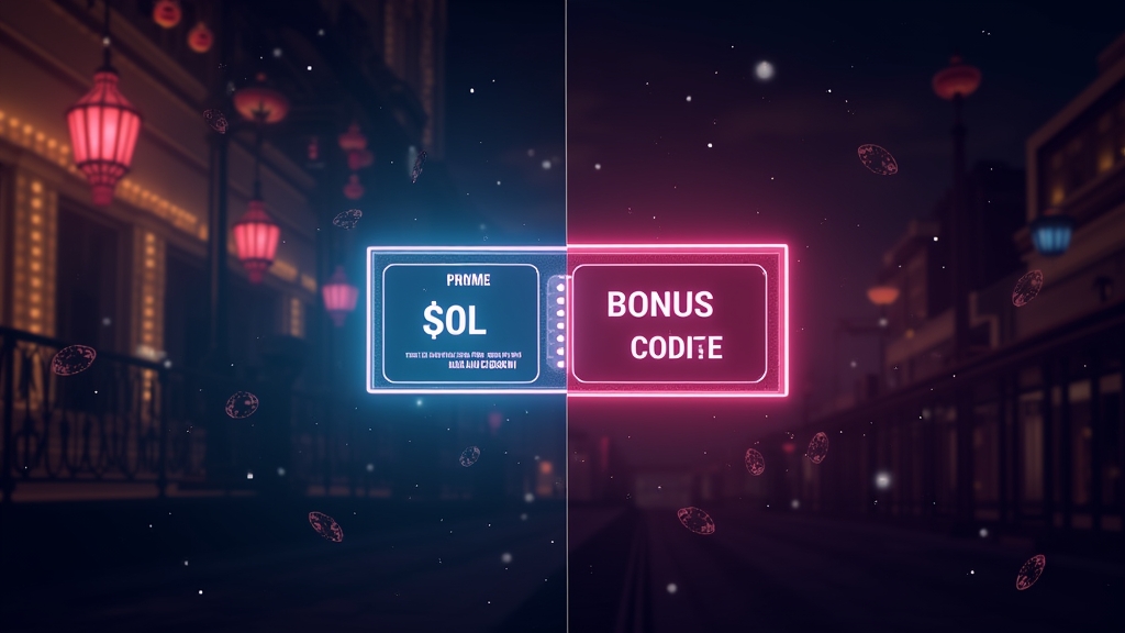 Comparación visual entre un cupón promocional y un código de bono