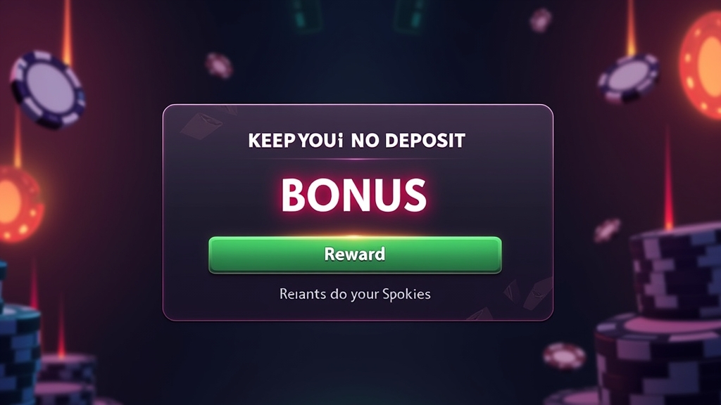 Notificación de bono sin depósito en una cuenta nueva de casino